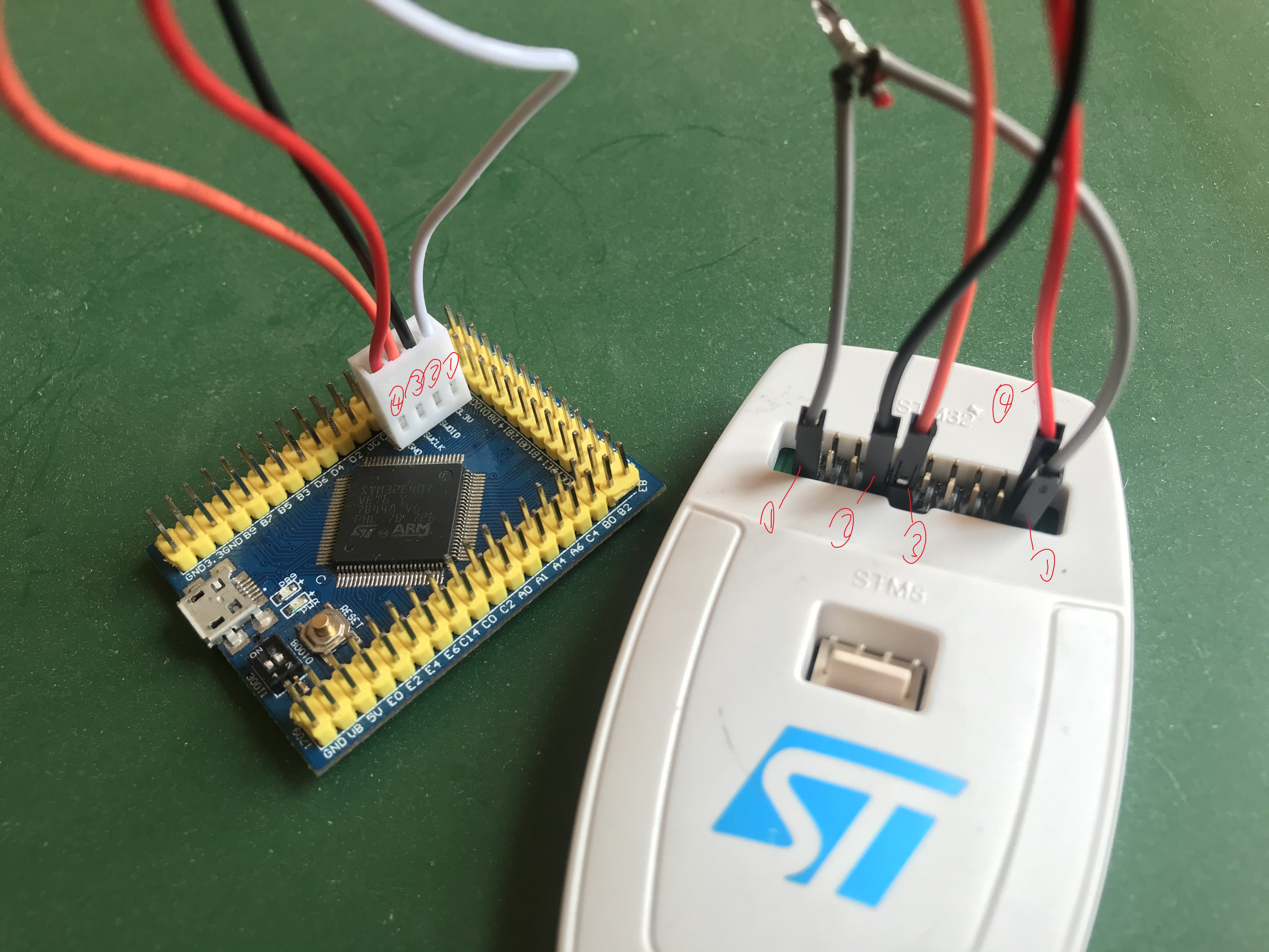 Stv2 Link Module 正版ST-link/V2引脚定义和注意事项 | Vic.Wang